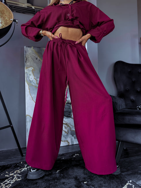 ELYNDI set "ROSEMARY V6238" - BORDEAUX